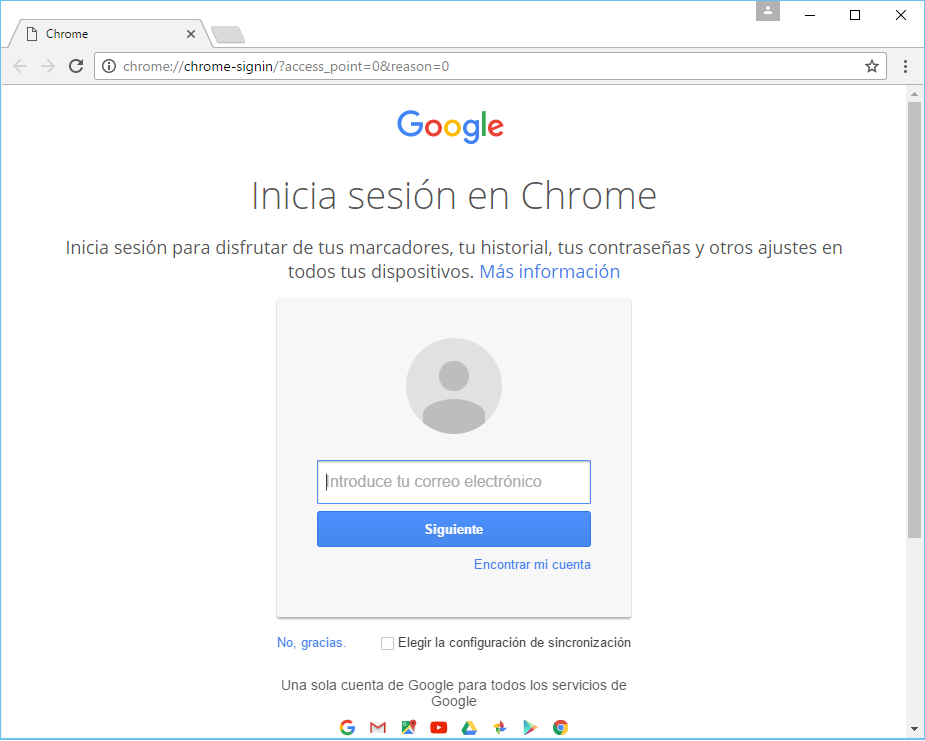 Chrome Spanish's screenshot