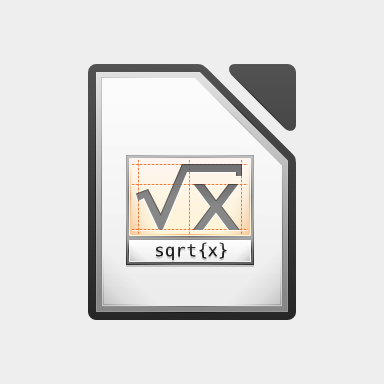 LibreOffice Math's icon